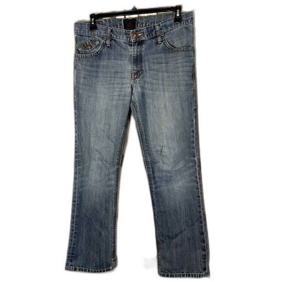 Rock & Republic size 34 x30 style Neil flap closure straight leg - Picture 1 of 14